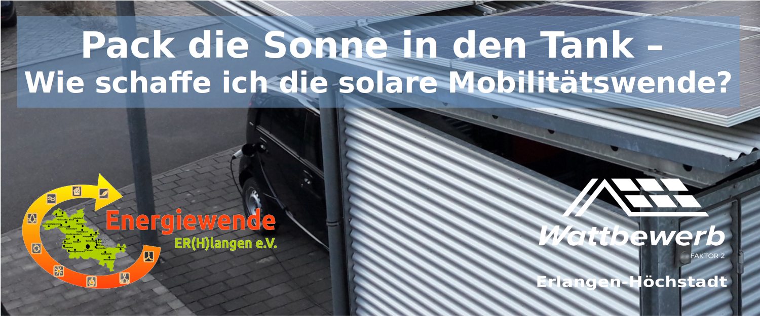 Online-Vortrag: Pack die Sonne in den Tank – wie schaffe ich die solare Mobilitätswende?