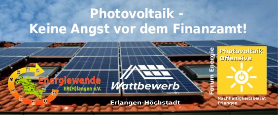 Online-Vortrag: Photovoltaik - Keine Angst vor dem Finanzamt!