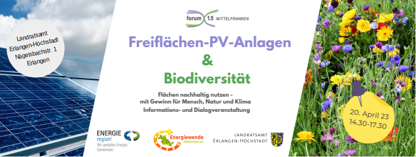 Informations- und Dialog-Veranstaltung: Photovoltaik-Freiflächen-Anlagen und Biodiversität