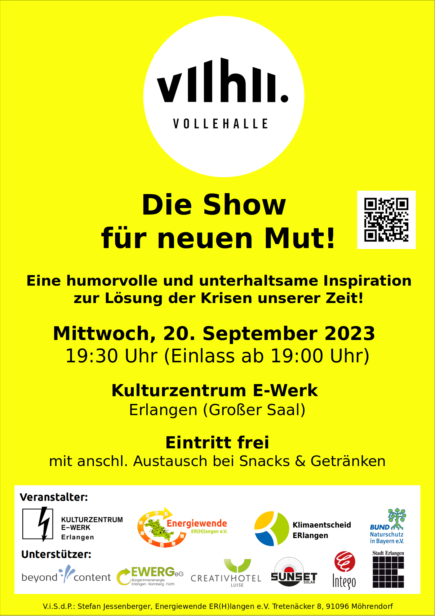 VOLLEHALLE - Die Show für neuen Mut!
