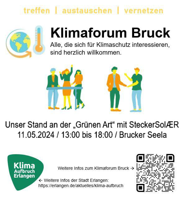 Stand bei der Grünen Art - gemeinsam mit dem Klimaforum Bruck