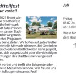 Stadtteilfest Röthelheimpark