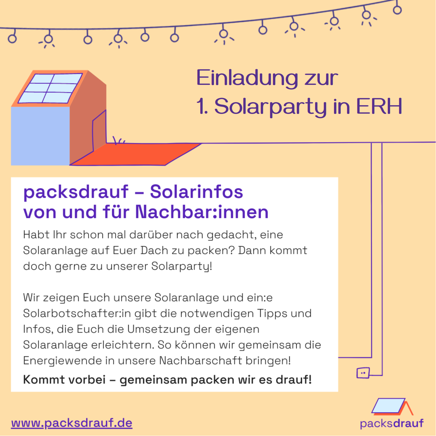 Solarparty in Heßdorf!